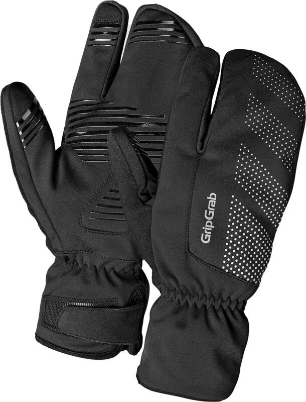 GripGrab Ride Windproof Deep Winter Lobster Gloves - Zwart - Maat: -