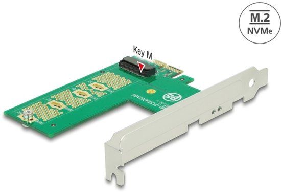 Delock PCI Express x4 Card > 1 x internal NVMe M.2 Key M
