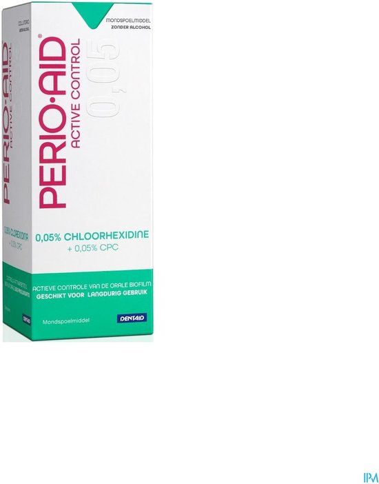 PerioAid Mondspoelmiddel Active Control 0,05% 500 ml