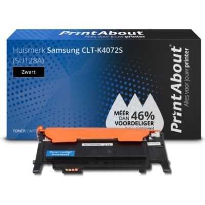 PrintAbout Compatible Toner CLT-K4072S Black for Samsung
