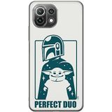 ERT GROUP mobiel telefoonhoesje voor Xiaomi 11 LITE 4G / 11 LITE 5G origineel en officieel erkend Star Wars patroon Baby Yoda 034