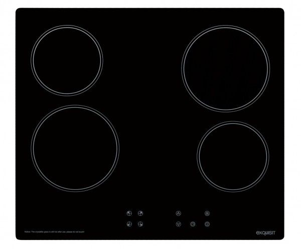Exquisit EKC601-2 Zwart Ingebouwde Inductiekookplaat - 4 Zones