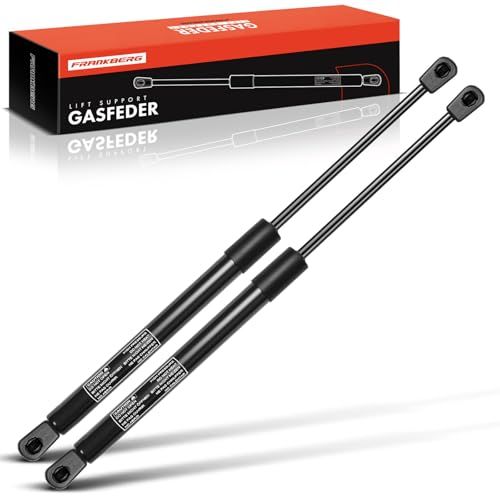 Frankberg 2x gasveer dempers achterklep compatibel met Clio II BB CB alle motoren hatchback 1998-2005 Replace# 7700842256