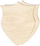 Creative Deco 2 x Houten Schild Vormen | 30 x 24 cm | Multiplex | Perfect voor Verf, Decoratie, Cadeau en Decoupage