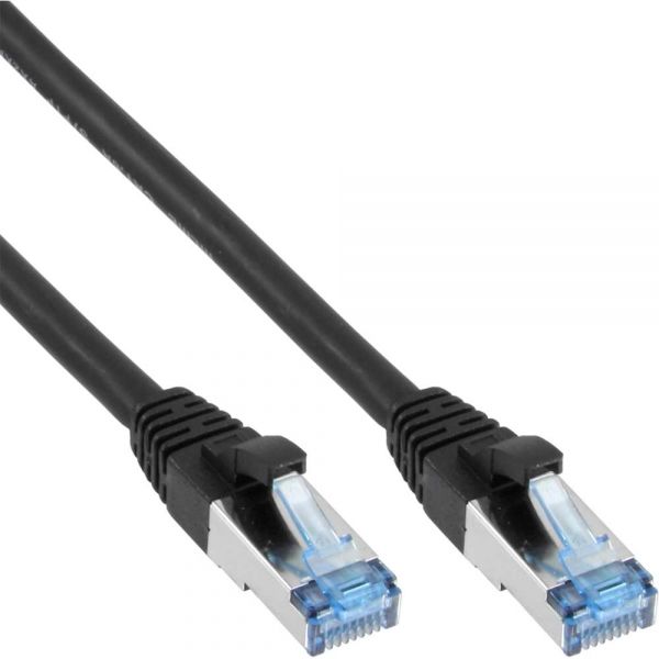 Inline Netwerkkabel - 0,5 m - Zwart