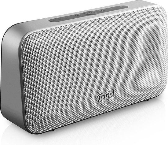 Teufel MOTIV® GO - Draagbare bluetooth stereo speaker - Spatwaterdicht IPX5 - silver white