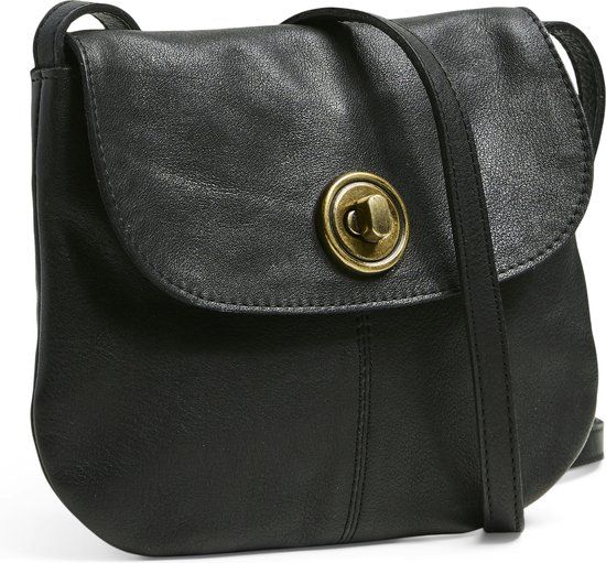 PIECES leren crossbody tas PCTOTALLY