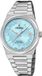 FESTINA F20035/7 Montre femme acier inoxydable cadran vert verre saphir 35mm étanche 10 ATM