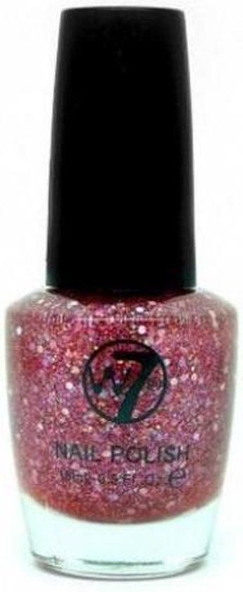 W7 Nagellak - 178 Fairy 15 ml Roze Glitters