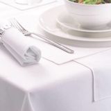 Treb Horecalinnen Tafellaken, wit, 132*230cm, Treb SP - Color Collection