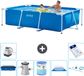 Intex Rechthoekig Frame Zwembad - 260 x 160 x 65 cm - Blauw