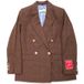 Essentiel Antwerp Blazer croisé marron pour femme
