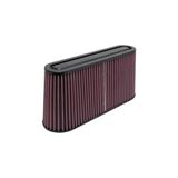 K&N Universeel filter - carbonvezel - ovale aansluiting van 51x159mm, 305mm x 89mm bodem, 279mm x 64mm top, 146mm hoogte (RP-5105)