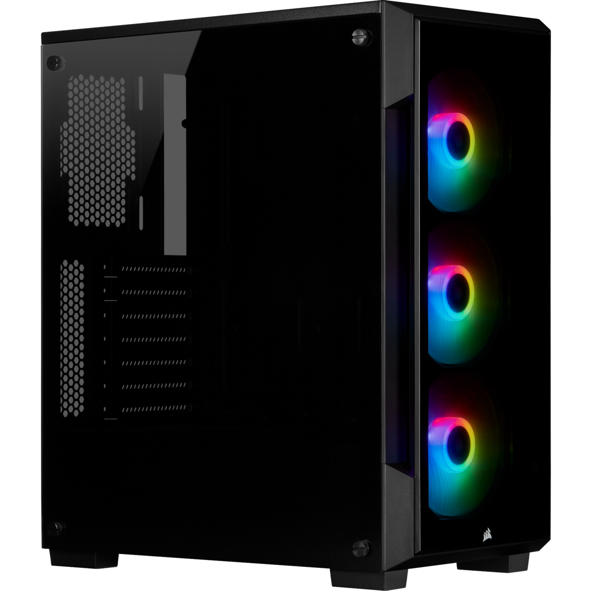 Corsair iCUE 220T RGB - Computerbehuizing - Zwart