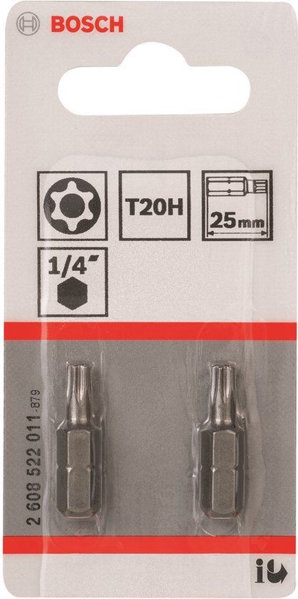 Bosch T20H Security-Torx®-bit extra-hard