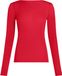 Hunkemöller super soft Boatneck shirt with Cashmere Rood