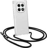 Selected by GSMpunt.nl Xiaomi Transparant Hoesje met Koord Geschikt voor Xiaomi Redmi Note 15 4g - TPU Shockproof Back Cover met Ketting