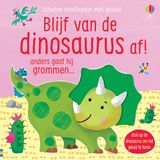 Blijf Usborne Voelboekje met geluid 1 - Blijf van de dinosaurus af!