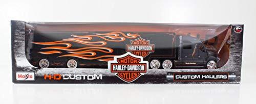 maisto m11516 schaal 1: 64 "Custom Harley Davidson Hauler in verpakt met fijne details" drukgietmodel