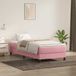 Maison Exclusive - Lit boxspring avec matelas, rose, 80x220 cm, velours