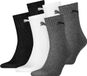 PUMA Sokken Set van 6 Zwart/wit/grijs Schoenmaat 47-49 Unisex Katoen/Polyester/Polyamide