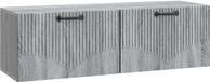 vidaXL Meuble TV - Gris Sonoma - 98 x 31 x 30 cm - Bois traité
