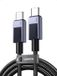 Ugreen 240W USB C naar USB C kabel PD 3.1 USB C oplaadkabel snel opladen kabel compatibel met iPhone 15, M3 MacBook Pro/Air, iPad Pro/Air 2024, Galaxy S24 Ultra Pixel 8, Steam Deck enz. (1M)