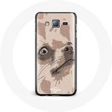 Maniacase Etui voor Samsung Galaxy J7 Chihuahua hondenrace