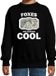 Bellatio Decorations Shoppartners Bv Dieren vossen sweater zwart kinderen - foxes are serious cool trui jongens/ meisjes - cadeau poolvos/ vossen liefhebber - kinderkleding / kleding 98/104