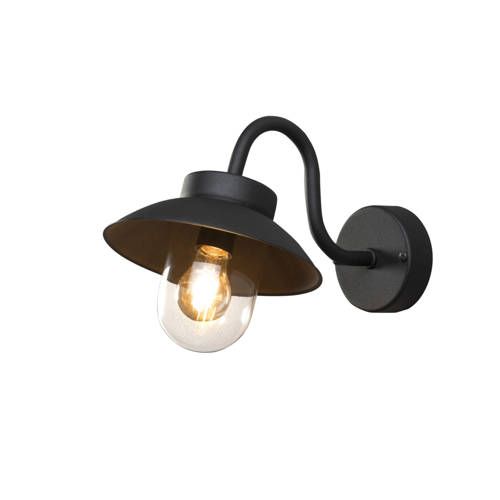 Konstsmide Vega Mini Wandlamp Buiten - Zwart