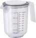 APS mengbeker met deksel - Maatkan met Deksel - Ø 12,5 cm - 1 Liter - Vaatwasserbestendig - Stapelbaar - H 16 cm