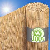 UrFence Balkon Privacy Scherm Rietmat 140x600 cm - Bruin