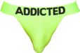 ADDICTED Ring Up Neon Mesh Jockstrap Green - L