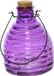 Decoris Kaemingk B.V. Wespenvanger/wespenval - transparant paars - 17 cm - glas