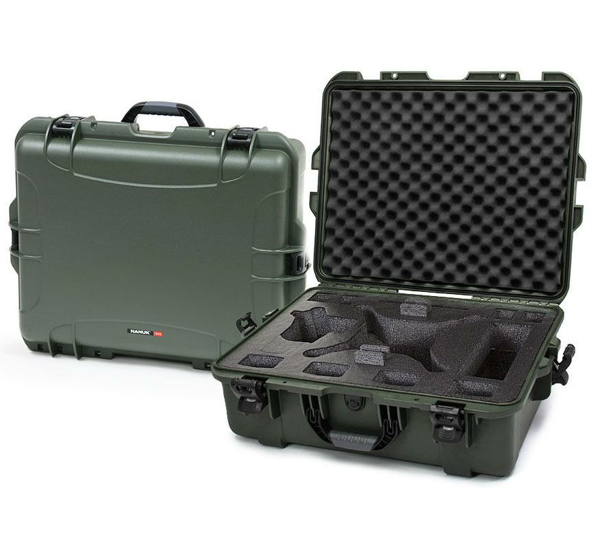 Nanuk 945 Case Olive with Foam Insert for DJI Phantom 4