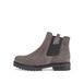 Gabor Dames Chelsea Boots 8024.01.007 Brede Pasvorm Rits Suède Taupe