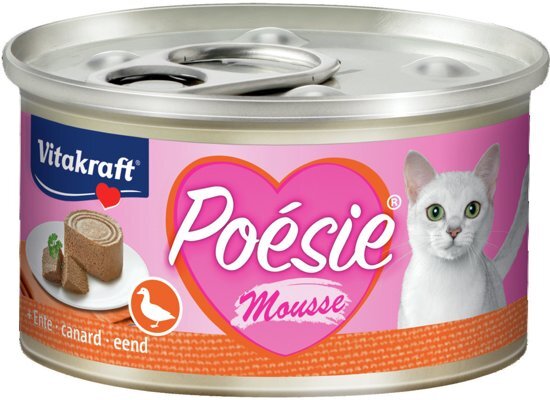 VITAKRAFT - Kat natvoer - Poesie - Eend - 12 x 85gram