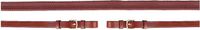 BR Roberto Cavalli S.p.A. Teugel Eventa Pro Grip 16mm ronde gesp Brown/Gold - Full