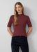s.Oliver - Bordeaux - Shirt met halflange mouwen in een slim fit