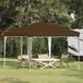 vidaXL Pop-up Feesttent 288 x 288 x 245 cm Taupe Oxford Stof