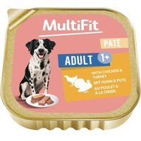 MultiFit MultiFit natvoer hond paté met kip en kalkoen 9x300 g