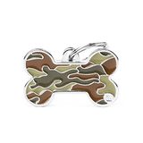 MyFamily Hond Medaille Gemaakt In Italië, Grote Groene Camouflage, Hondenplaat, Gepassioneerd Voor Metaal, Style Collectie