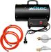 Wiltec ventilateur de chauffage à gaz 15 kW, régulateur de pression de gaz inclus pour UK 700 mbar