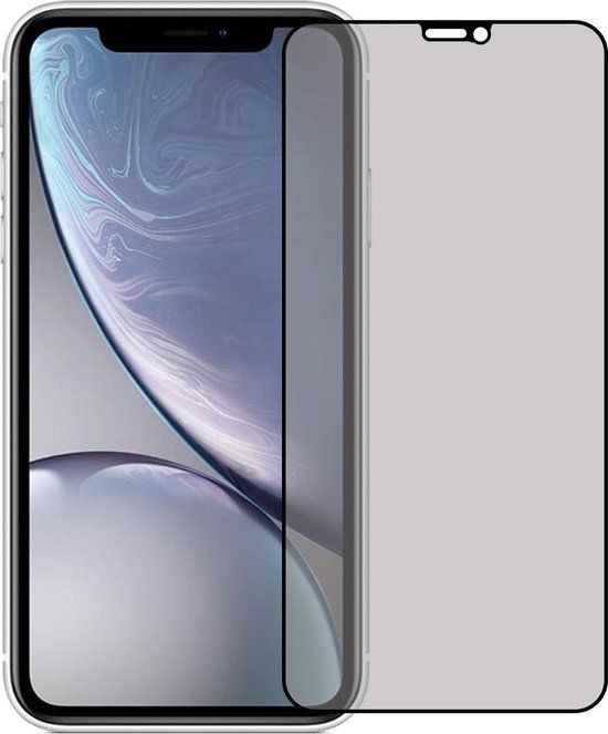 LUQ Privacy Screenprotector voor iPhone X/Xs - Glas - 1 stuk