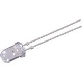 Vishay TLHE 5800 LED Jaune Rond 5 mm 3500 mcd 4 ° 20 mA 2 V