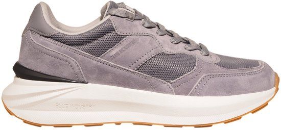 Blue Industry Blue Jogger suède heren sneakers grijs