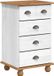 vidaXL Ladekast met 5 laden, model ASKIM, wit, 48,5 x 40 x 79 cm
