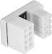 8PIN femelle vers mâle GPU pCIe-connecteur - Carte graphique de bureau - Angle de 180 degrés type RVS coque ABS carte graphique