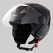 VEVOR Casque de moto 3/4, Taille M 57-58cm, Noir