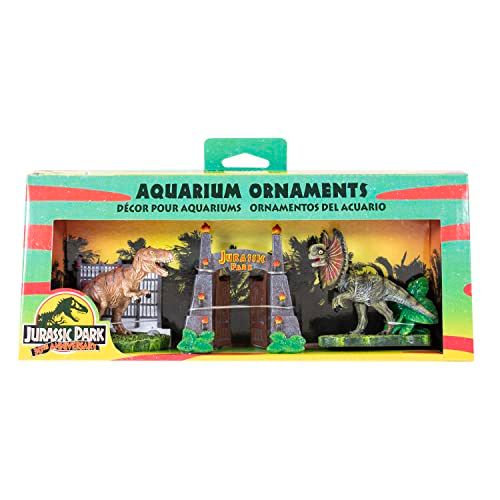 Penn-Plax Jurassic Park Aquarium Ornament Set - Small